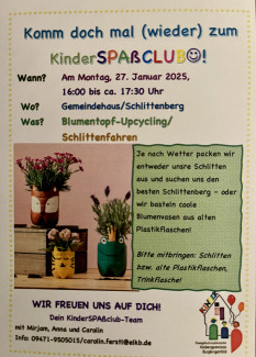 Herzliche Einladung zu unserem Spaßclub!